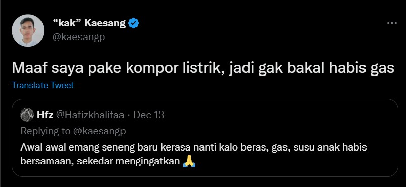 Cuitan kocak Kaesang usai menikah © 2022 berbagai sumber Cuitan kocak Kaesang usai menikah © 2022 berbagai sumber