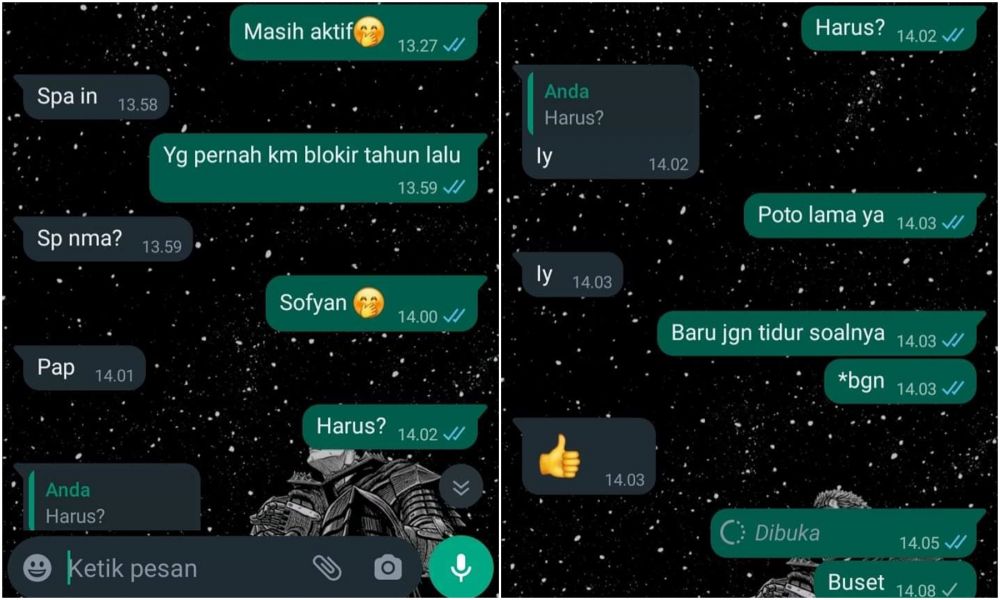 chat kocak ajak kenalan © berbagai sumber