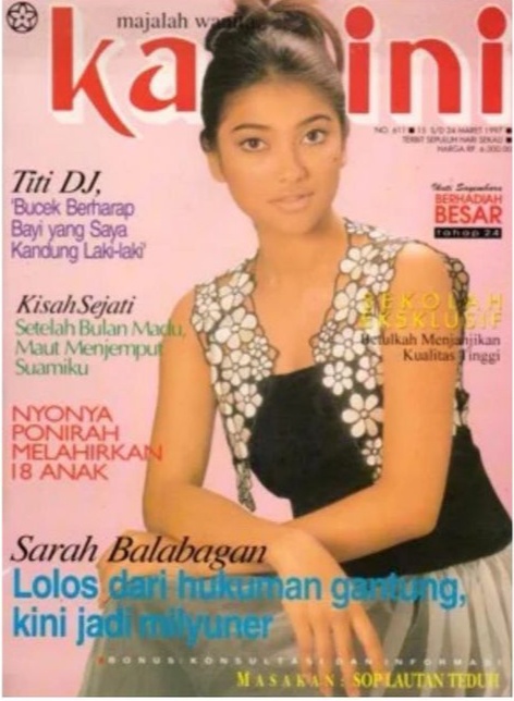 Transformasi Sarah Azhari istimewa