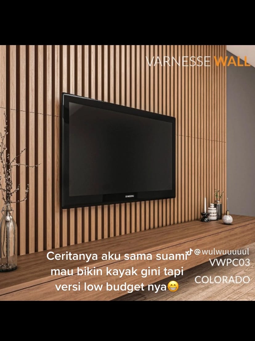 makeover ruang televisi © TikTok