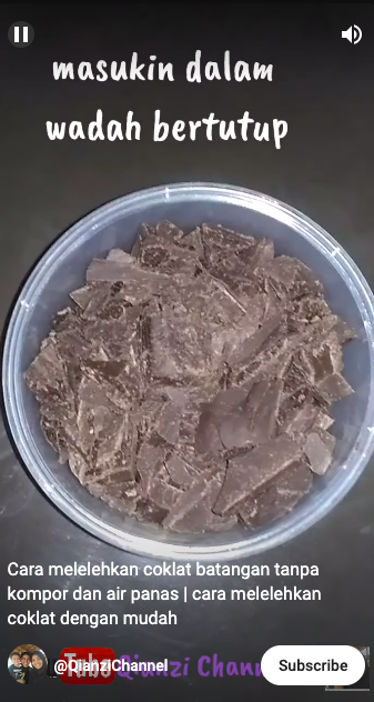 Cara mudah melelehkan cokelat batangan tanpa kompor dan air panas