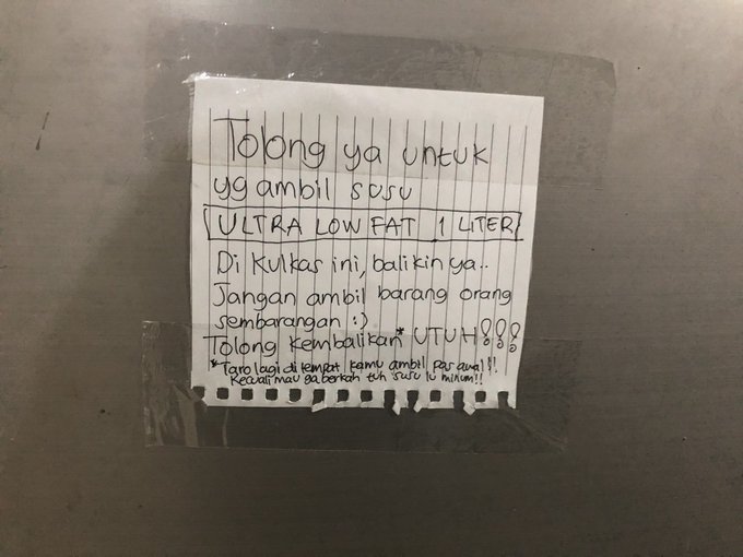 peringatan bernada sindiran © berbagai sumber