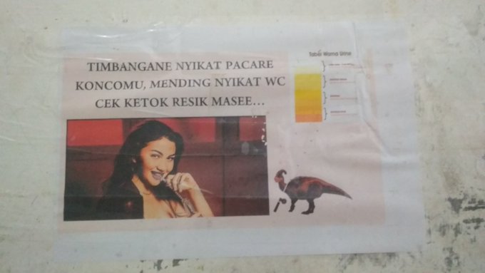 peringatan bernada sindiran © berbagai sumber