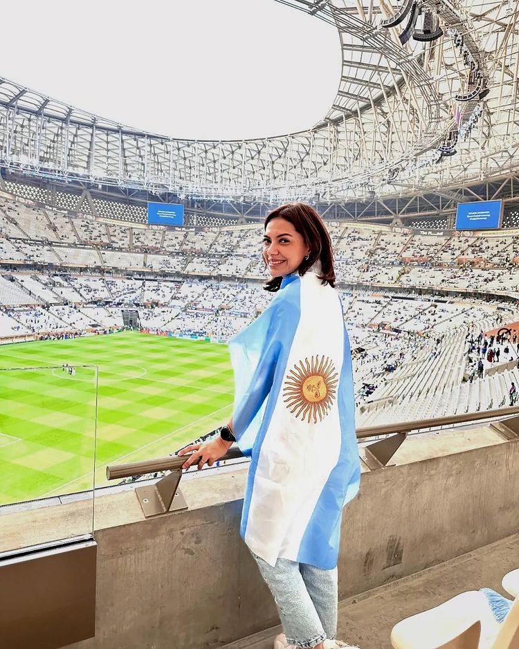 Potret keseruan 6 seleb nonton langsung final Piala Dunia 2022 di Qatar, Maia Estianty jagokan Prancis
