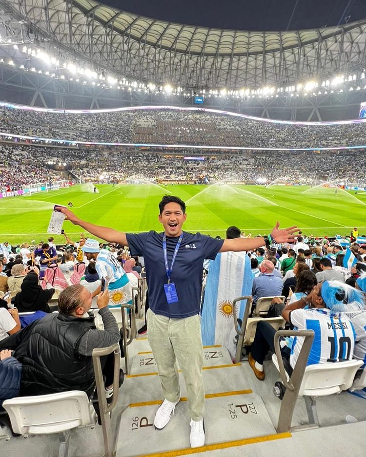 Potret keseruan 6 seleb nonton langsung final Piala Dunia 2022 di Qatar, Maia Estianty jagokan Prancis