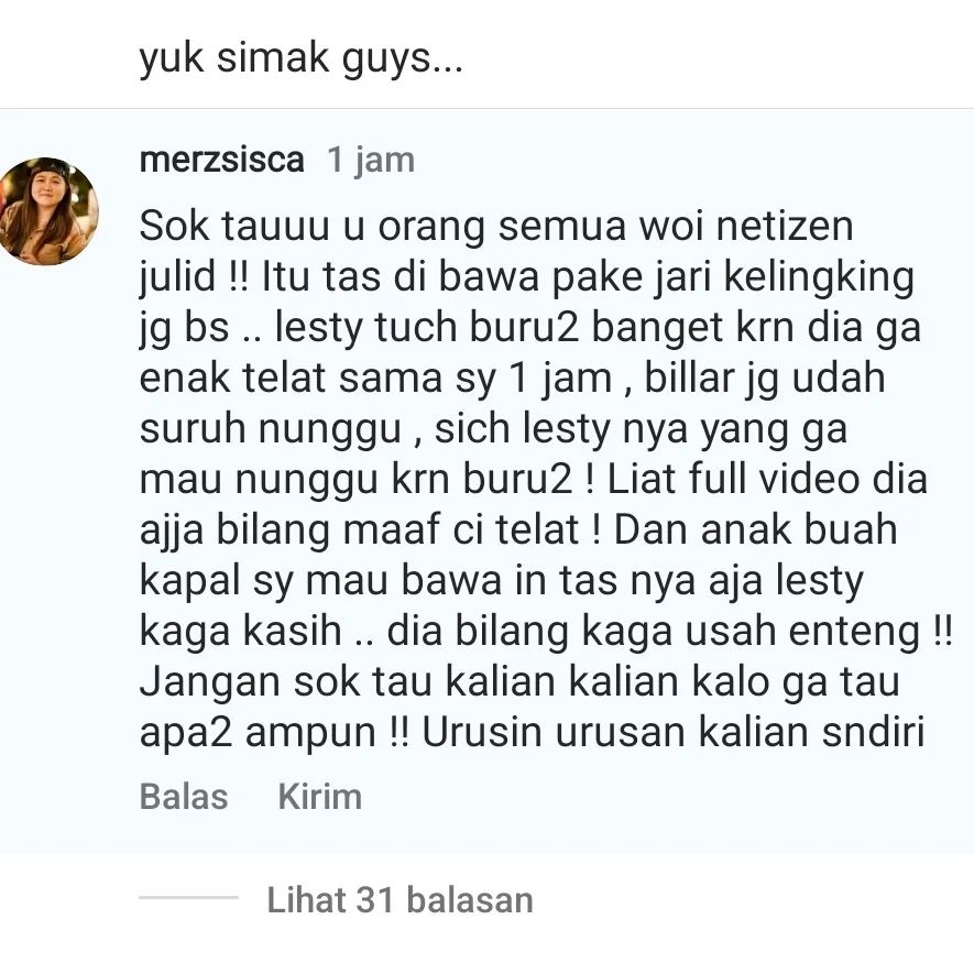 lesty kejora jinjing 3 tas © Instagram lesty kejora jinjing 3 tas © Instagram