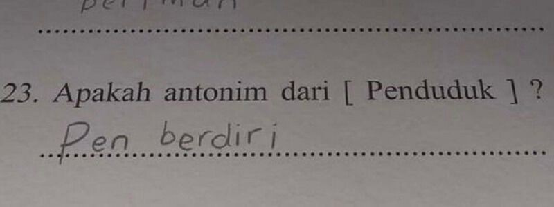 jawaban ujian tapi udah pasrah banget © berbagai sumber