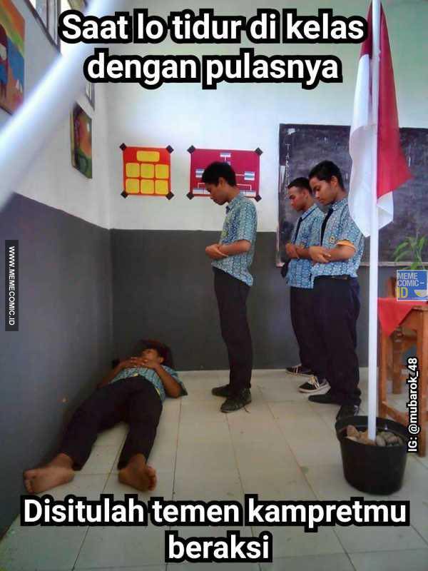 Tingkah usil siswa saat ganggu teman © berbagai sumber