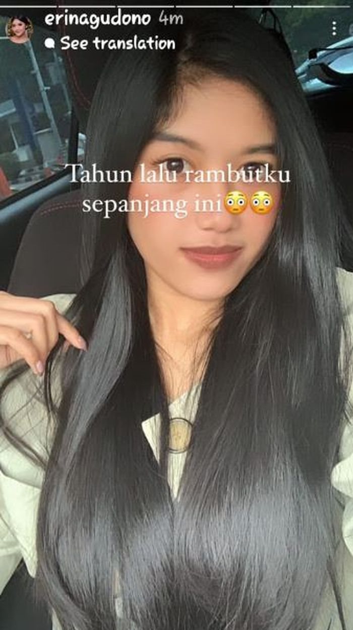 potret erina gudono tanpa riasan makeup © instagram potret erina gudono tanpa riasan makeup © instagram