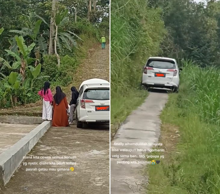 Kesasar di tawangmangu © TikTok