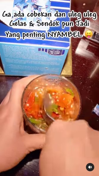 Cara Via Vallen bikin sambal tanpa cobek dan ulekan, simpel untuk traveling