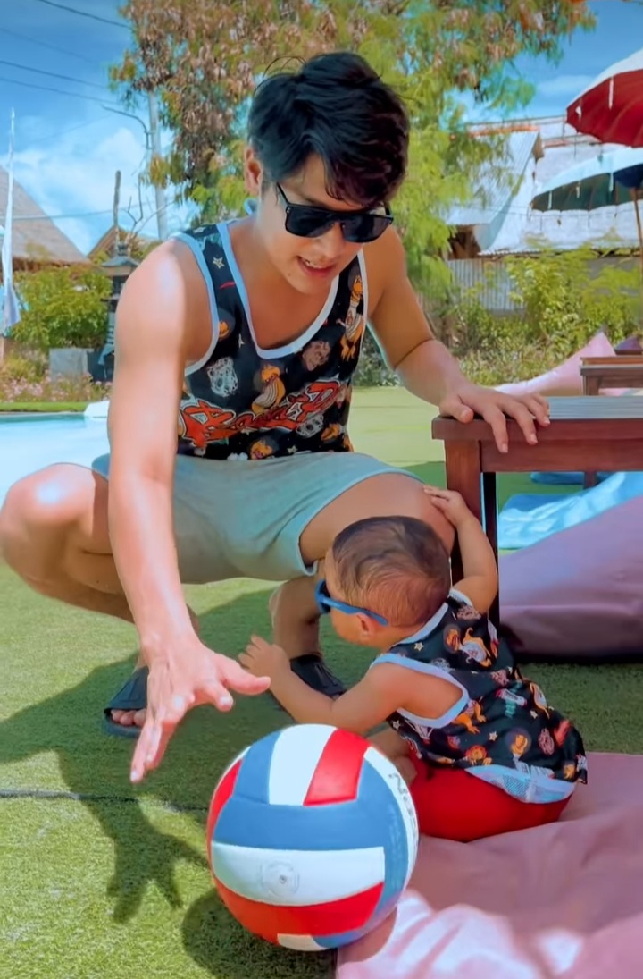  momen liburan lesty dan billar di bali © berbagai sumber