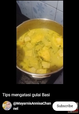 Jangan langsung dibuang, ini cara agar gulai basi jadi aman dikonsumsi kembali