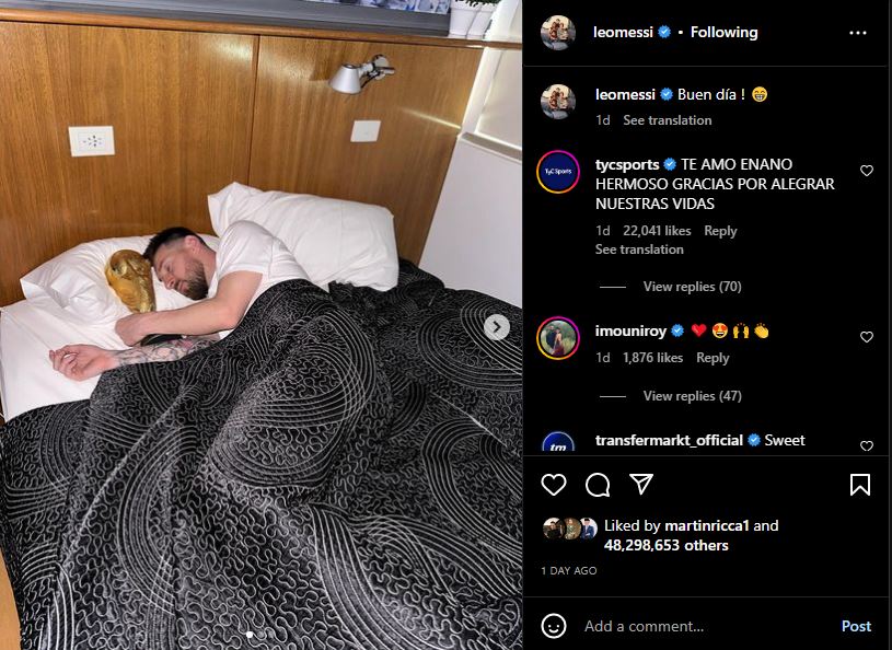 11 Unggahan Instagram atlet bola terbanyak disukai sepanjang masa, Messi & Ronaldo paling berpengaruh