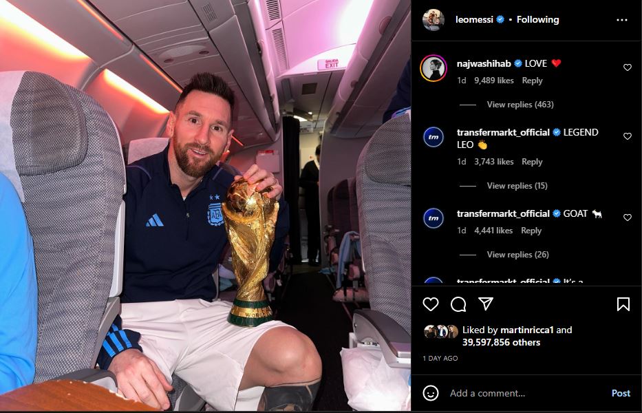 11 Unggahan Instagram atlet bola terbanyak disukai sepanjang masa, Messi & Ronaldo paling berpengaruh