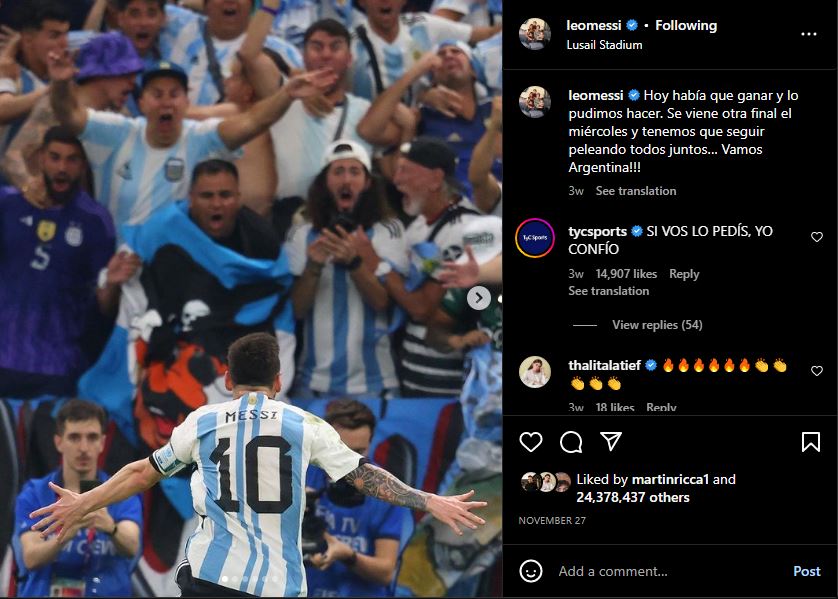 11 Unggahan Instagram atlet bola terbanyak disukai sepanjang masa, Messi & Ronaldo paling berpengaruh