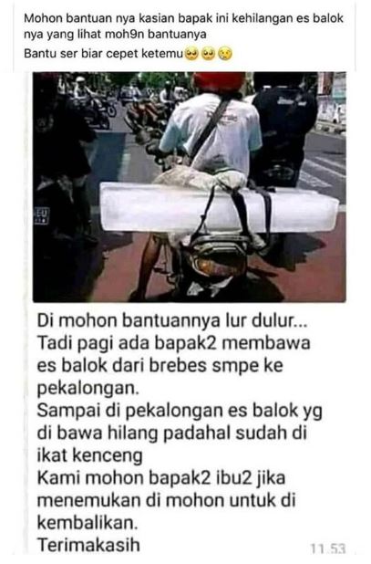 Status lucu bapak-bapak di Facebook Berbagai sumber