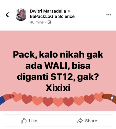 Status lucu bapak-bapak di Facebook Berbagai sumber