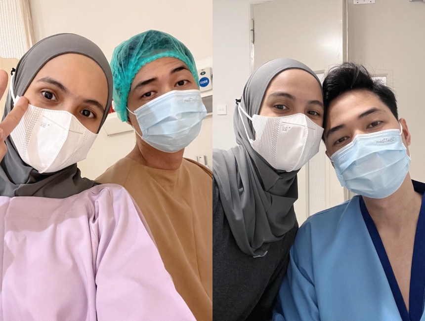 Rizky Kinos operasi saraf kejepit © 2022 Instagram 