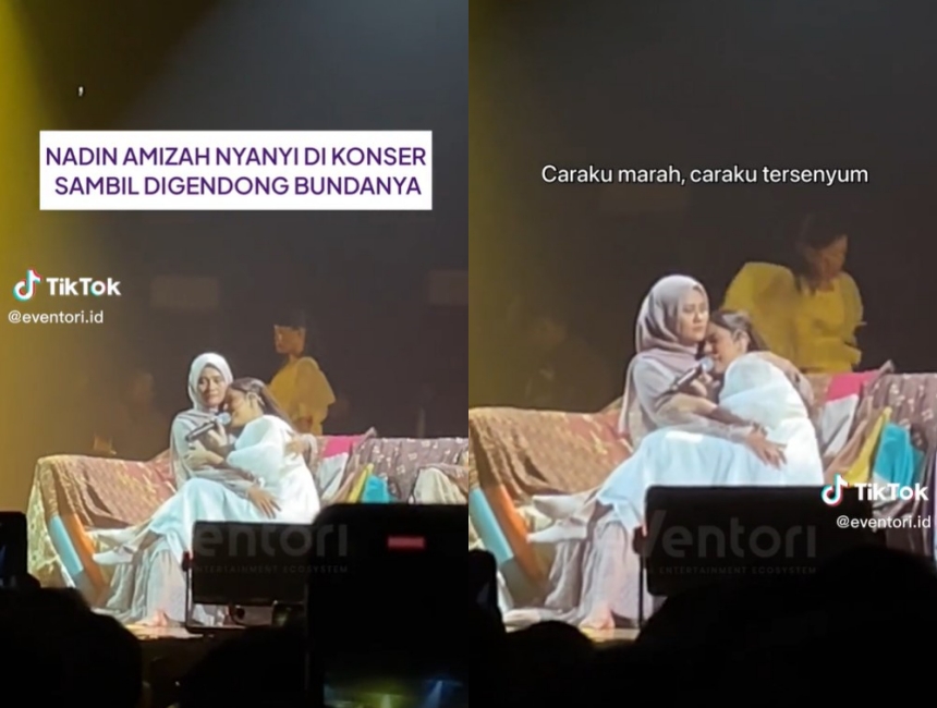 Nadin nyanyi dipangku ibunda © 2022 berbagai sumber Nadin nyanyi dipangku ibunda © 2022 berbagai sumber