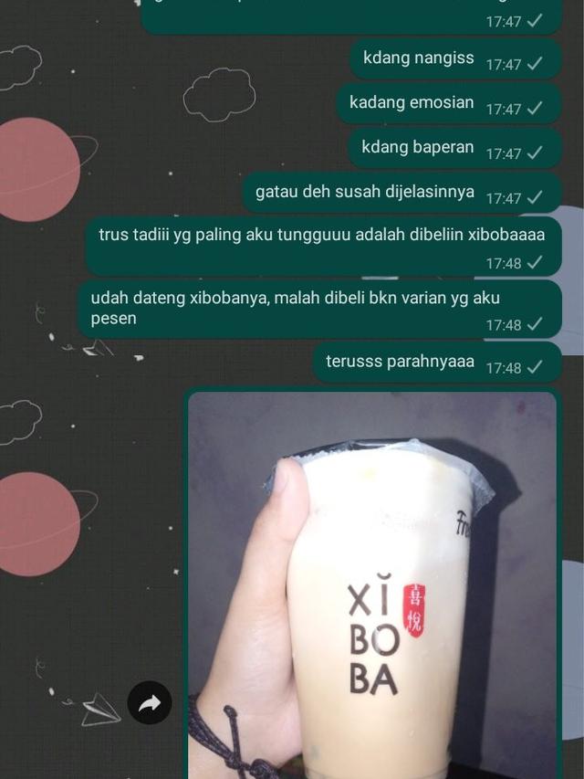 chat WA kirim ke diri sendiri absurd abis © berbagai sumber