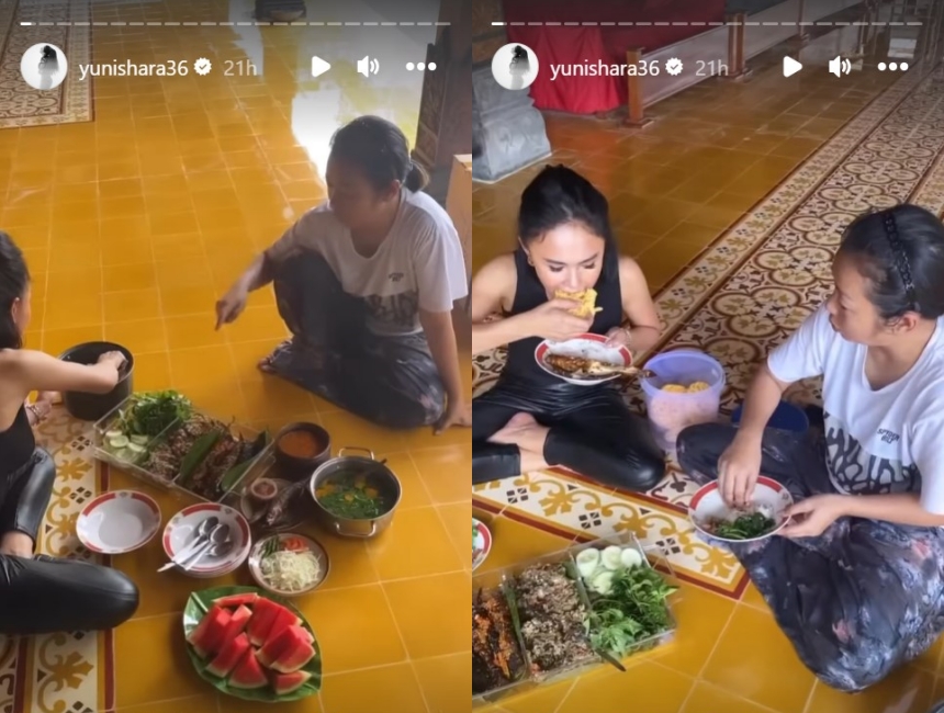Yuni Shara sowan rumah Soimah  © 2022 Instagram  Yuni Shara sowan rumah Soimah  © 2022 Instagram
