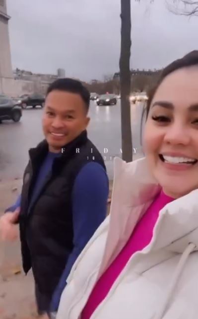 Potret Jennifer Dunn dan Faisal Harris liburan ke Paris Instagram