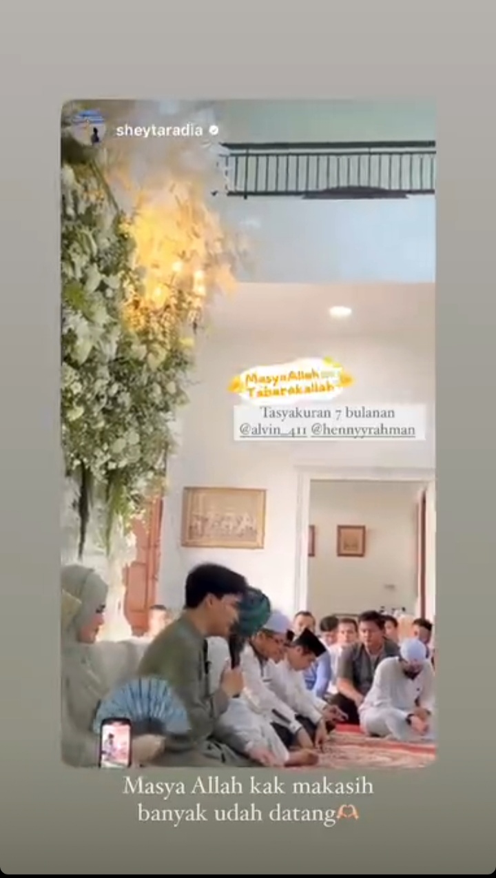 Henny Rahman gelar tasyakuran 7 bulanan © 2022 brilio.net