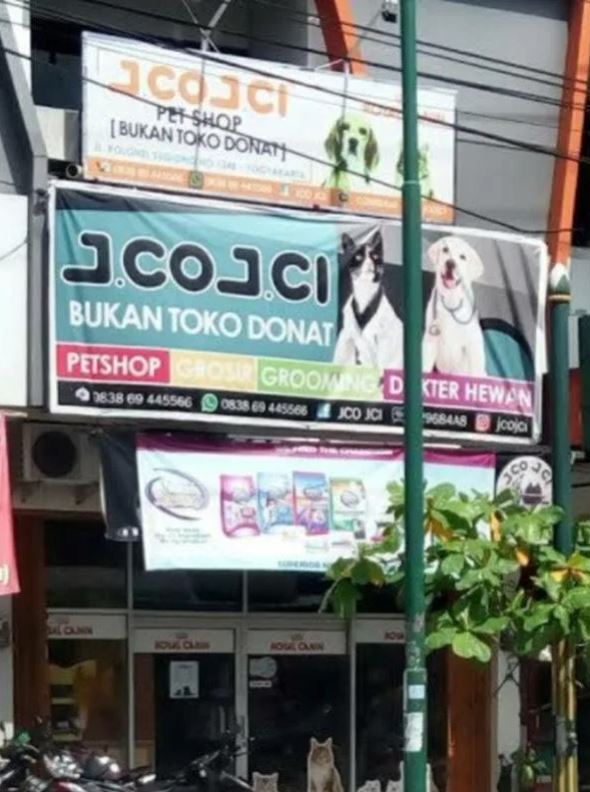 spanduk kocak pakan hewan © Berbagai Sumber