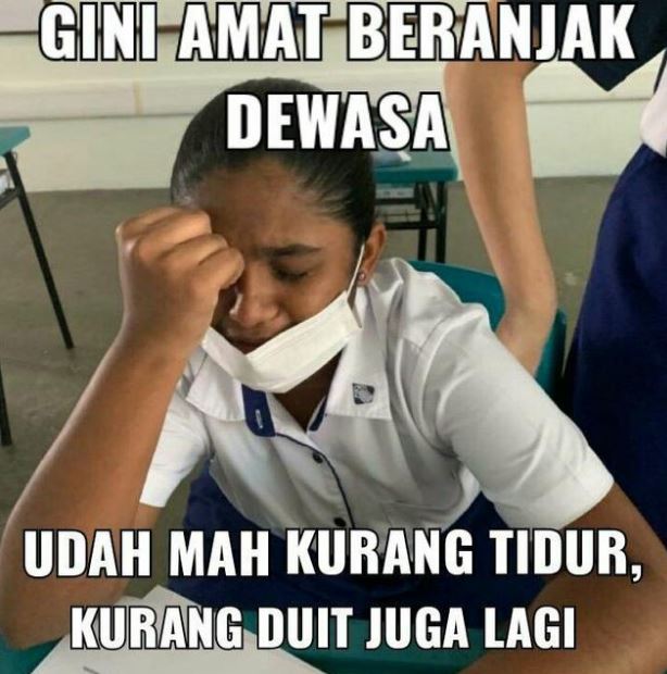 Potret lucu jadi dewasa Berbagai sumber