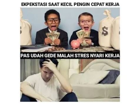 Potret lucu jadi dewasa Berbagai sumber