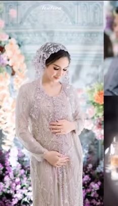 pengajian 4 bulanan Syahra Larez © 2022 Instagram pengajian 4 bulanan Syahra Larez © 2022 Instagram