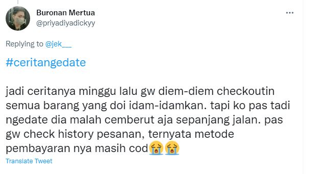 Cuitan kocak cerita nge-date © 2022 berbagai sumber