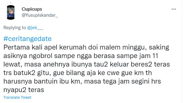 Cuitan kocak cerita nge-date © 2022 berbagai sumber