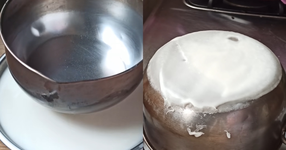 Nggak pakai teflon antilengket, trik membuat kulit lumpia ala wanita ini unik