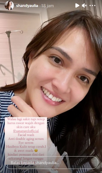 potret shandy aulia tanpa makeup © instagram potret shandy aulia tanpa makeup © instagram