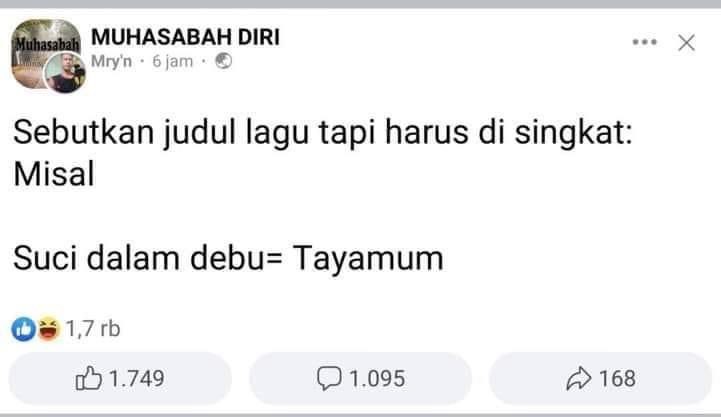 cuitan singkat judul lagu © Twitter