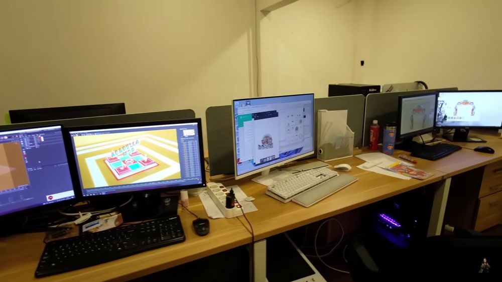 kantor baru Baim Wong © berbagai sumber