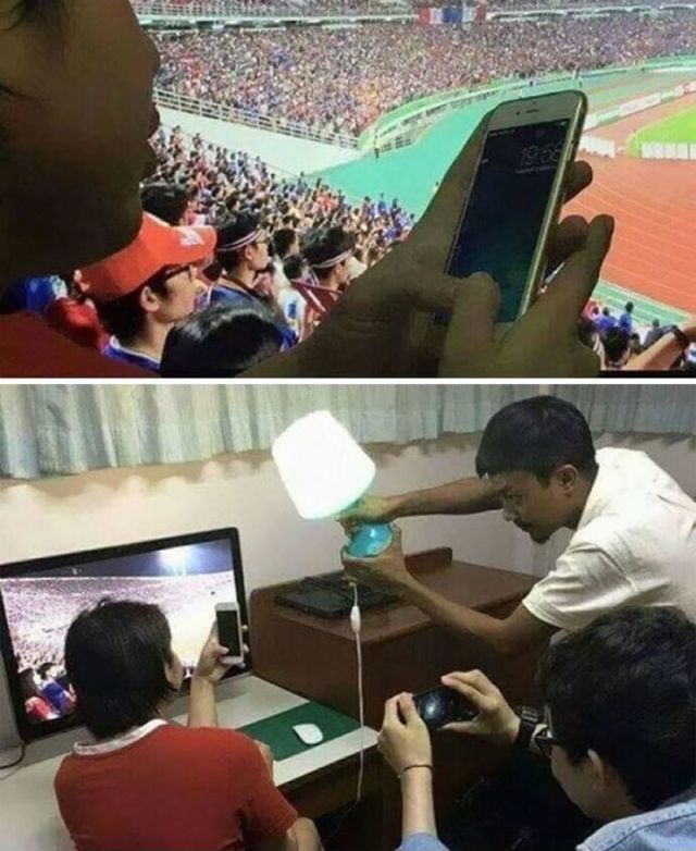 usaha orang biar keliatan keren kocak © berbagai sumber