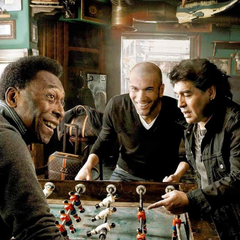 potret persahabatan pele dan maradona © Instagram