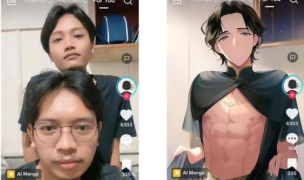 Editan kocak pakai filter anime Berbagai sumber Editan kocak pakai filter anime Berbagai sumber
