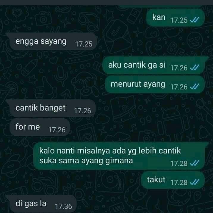 chat lucu nurutin permintaan pacar © berbagai sumber