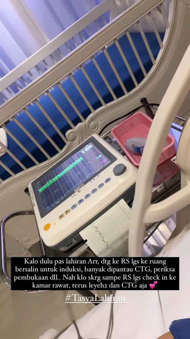 detik-detik tasya kamila jelang persalinan © instagram
