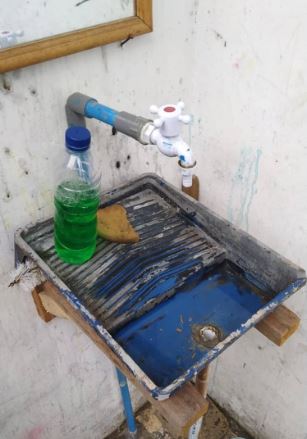 penampakan tempat cuci tangan tak biasa  © 2022 Instagram 