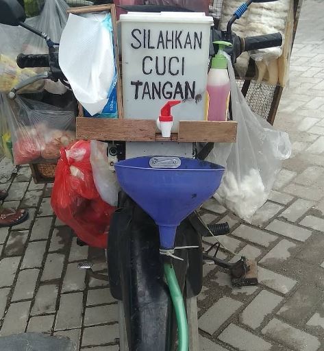 penampakan tempat cuci tangan tak biasa  © 2022 Instagram 