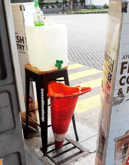 penampakan tempat cuci tangan tak biasa © 2022 Instagram penampakan tempat cuci tangan tak biasa © 2022 Instagram