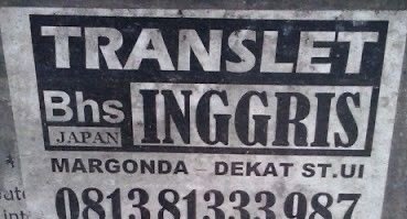 Salah tulis bahasa Inggris di pamflet Berbagai sumber