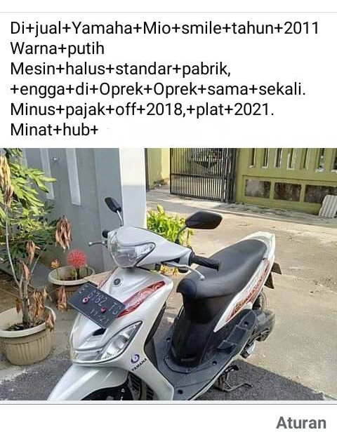 status jual motor © Facebook