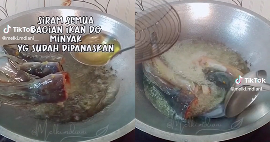 Tanpa diberi tepung, ini cara praktis goreng lele agar minyak tidak meletup