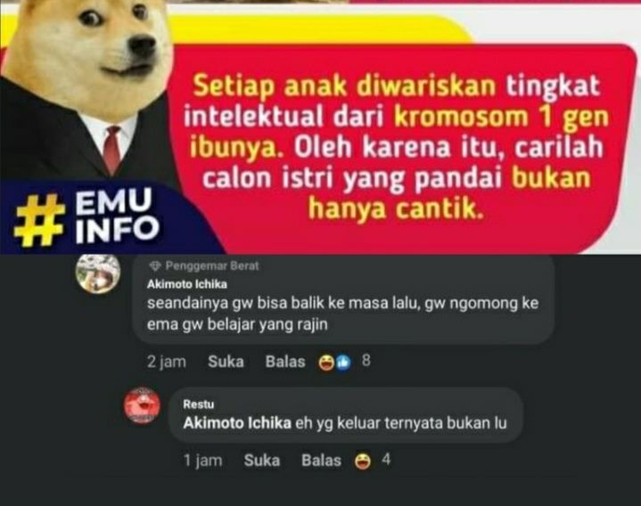 komentar warganet bikin skakmat © Berbagai Sumber